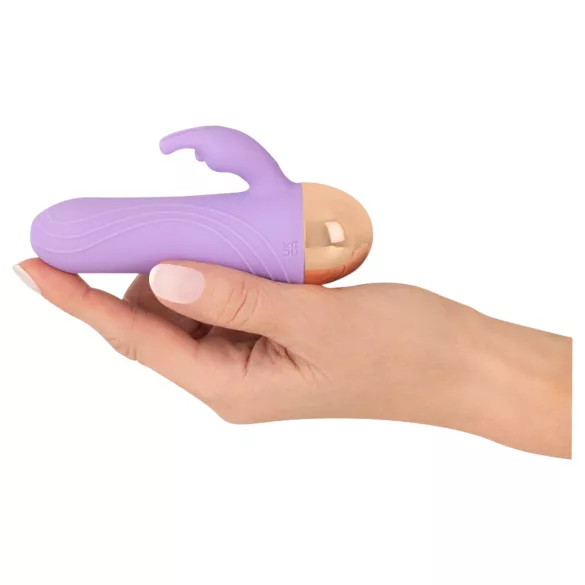 Cuties - mini vibratore ricaricabile impermeabile con braccio per clitoride (viola)