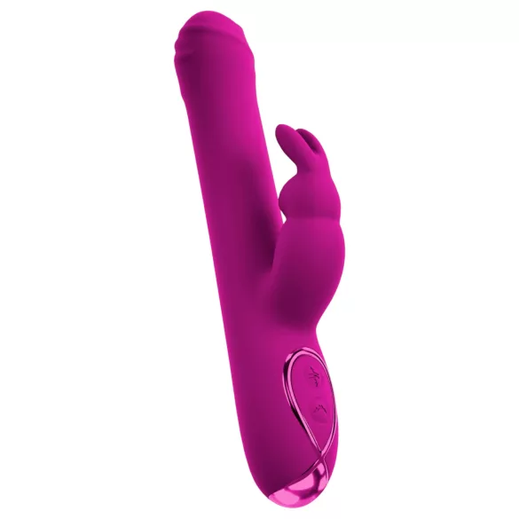 Sweet Smile - vibratore con braccio rotante e spingente per il clitoride (rosa)