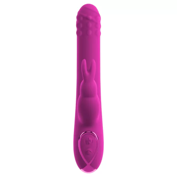 Sweet Smile - vibratore con braccio rotante e spingente per il clitoride (rosa)