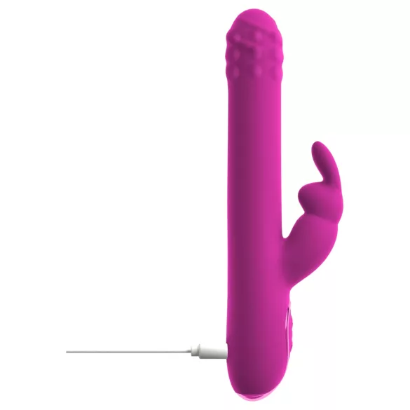 Sweet Smile - vibratore con braccio rotante e spingente per il clitoride (rosa)
