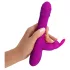 Sweet Smile - vibratore con braccio rotante e spingente per il clitoride (rosa)