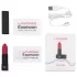 Lovense Exomoon - mini vibratore a forma di rossetto (nero)