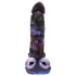 Beasty Cocks Firefly Fantasies - vibratore fantastico riscaldante con ventosa (blu) - 23 cm