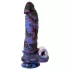 Beasty Cocks Firefly Fantasies - vibratore fantastico riscaldante con ventosa (blu) - 23 cm