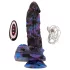 Beasty Cocks Firefly Fantasies - vibratore fantastico riscaldante con ventosa (blu) - 23 cm