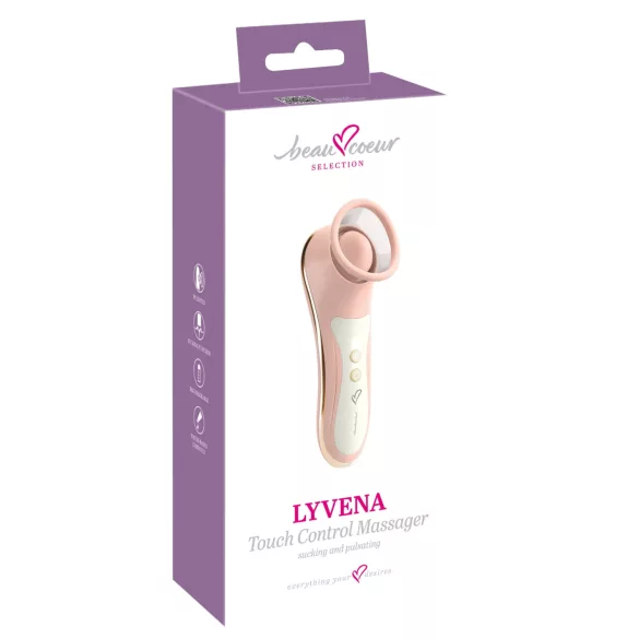 Beau Coeur Lyvena - succhiatore e stimolatore clitorideo pulsante (rosa)