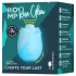 ROMP Rose Glow - stimolatore clitorideo ad onde d’aria (blu)