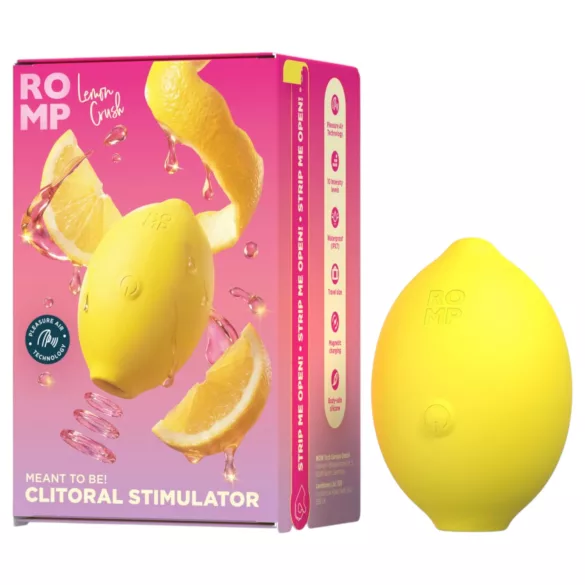 Romp Lemon Crush - stimolatore clitorideo ad onde d’aria (giallo)