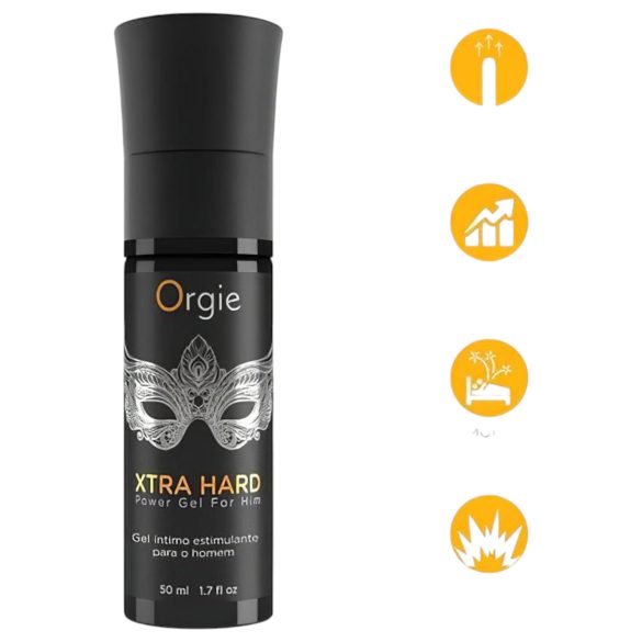 Orgie Xtra Hard - gel potenziatore erezione - 50ml