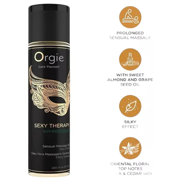 Orgie - olio da massaggio sensuale - afrodisiaco - 200ml