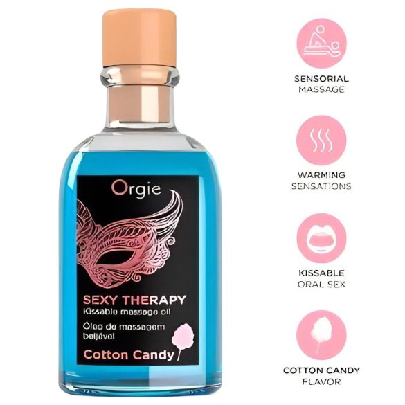 Orgie Sexy Therapy - set olio da massaggio - zucchero filato