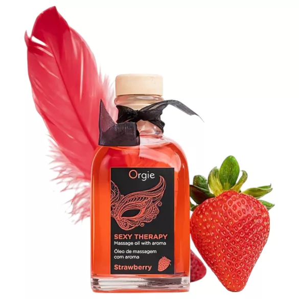 Orgie - set olio da massaggio - fragola
