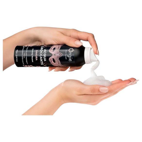 Orgie - schiuma massaggio effetto frizzante - fiori di ciliegio - 150ml
