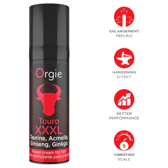 Orgie Touro XXXL - crema stimolante erezione - 15ml