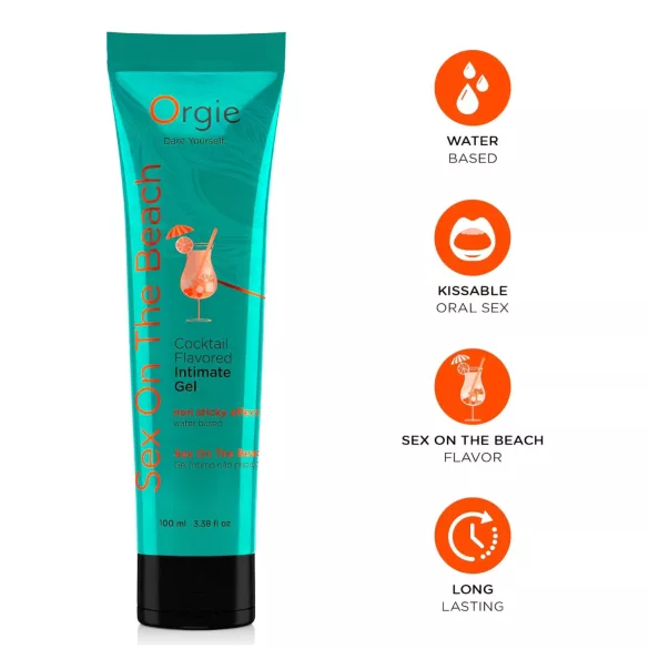 Orgie - lubrificante commestibile - Sex On The Beach - 100ml