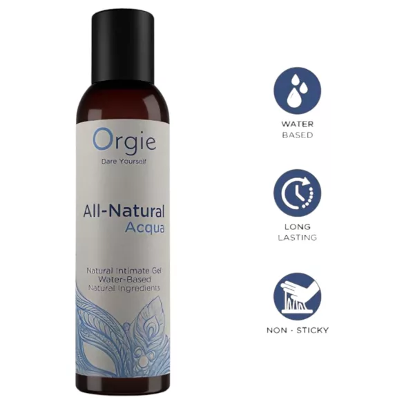 Orgie - gel lubrificante a base d'acqua - naturale - 150ml