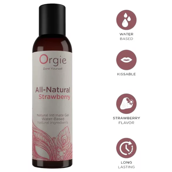 Orgie - gel lubrificante a base acqua - fragola - 150ml
