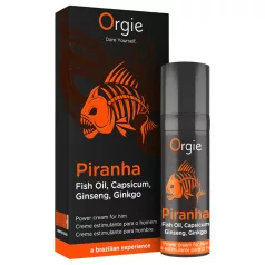   Orgie Piranha Power Cream - Crema stimolante per aumentare la potenza per uomini (15 ml)