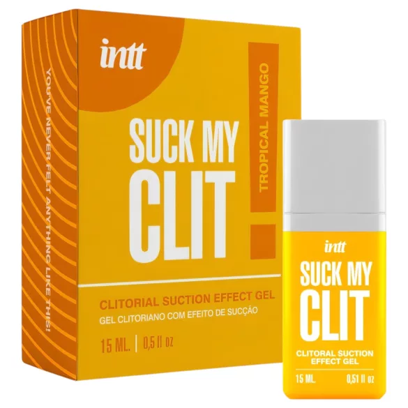 Intt Suck My Clit - gel stimolante per il clitoride per donne - mango (15 ml)