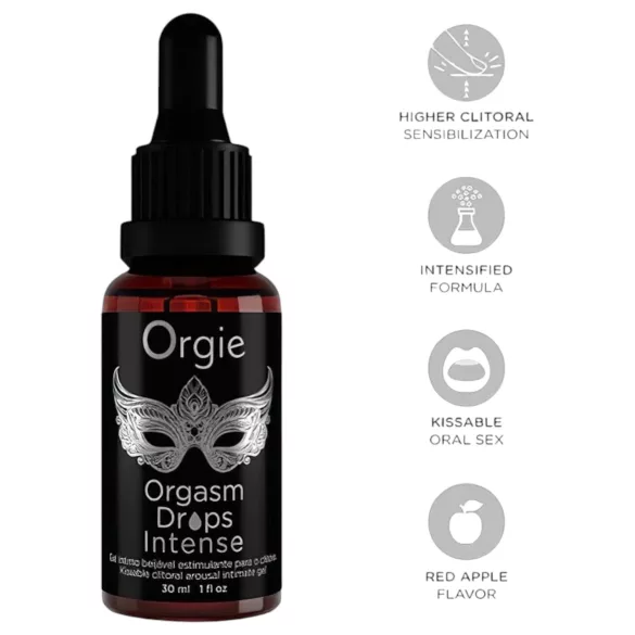 Orgie Orgasm Drops Intense - gel intimo stimolante per donne (30 ml)
