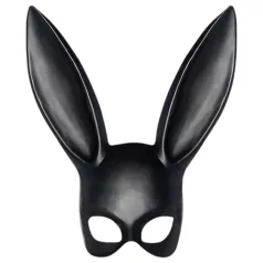 Jogestyle - maschera con orecchie da coniglio - nero