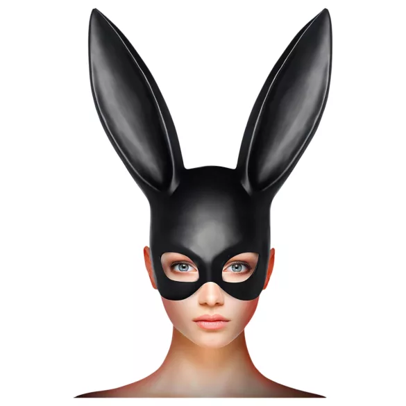 Jogestyle - maschera con orecchie da coniglio - nero