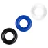 Baseks - set di anelli fallici elastici (3 pezzi)