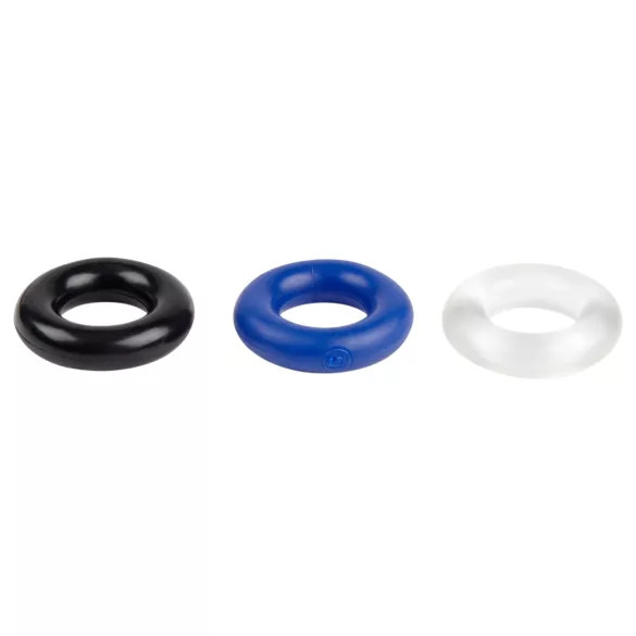 Baseks - set di anelli fallici elastici (3 pezzi)