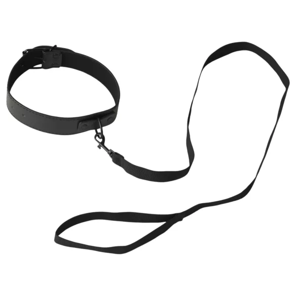 Baseks - set di legature con frusta e pinzette per capezzoli (nero)