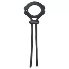   MR.MEMBR Tense - anello fallico con cordino regolabile (nero)