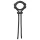 MR.MEMBR Tense - anello fallico con cordino regolabile (nero)