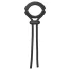MR.MEMBR Tense - anello fallico con cordino regolabile (nero)