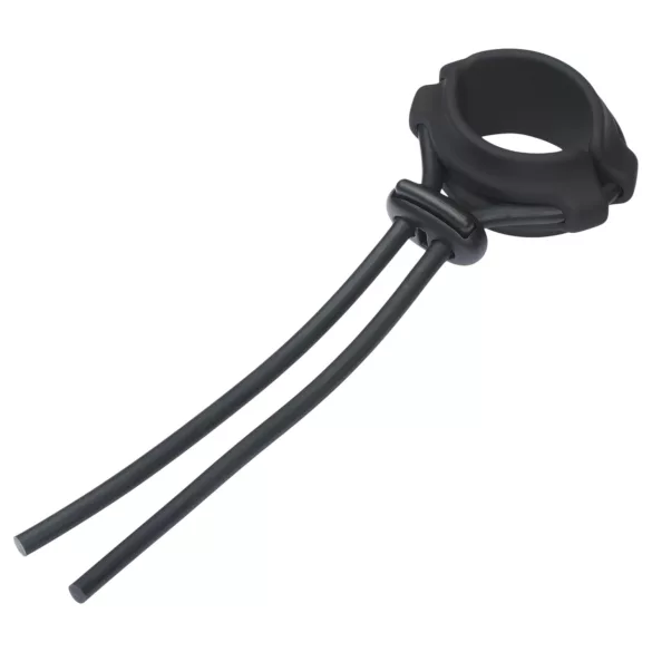MR.MEMBR Tense - anello fallico con cordino regolabile (nero)