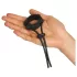 MR.MEMBR Tense - anello fallico con cordino regolabile (nero)