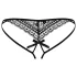 Obsessive - slip donna a doppie fasce - nero - L/XL