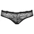 Obsessive Frivolla - piccante slip di pizzo donna - nero - L/XL