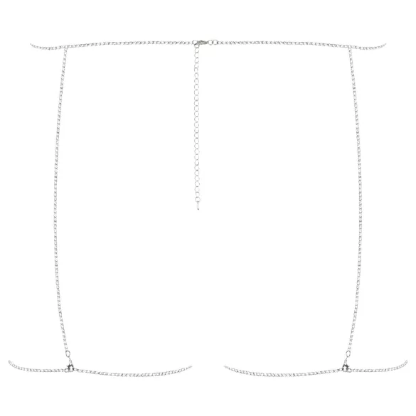 Obsessive Bijou 905 - imbracatura corpo gioiello (argento) - S-L