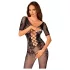 Obsessive - body a rete aperto con schiena scoperta - nero S-L