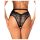Obsessive Olvidia - slip decorato con motivo floreale (nero) - M/L