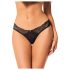 Obsessive Bella Rou - slip donna - floreale - nero