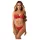 Obsessive - completo intimo pizzo rosso - reggiseno e slip - L/XL