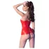 Chilirose CR 4491 - bustino con zip - rosso