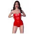Chilirose CR 4491 - bustino con zip - rosso