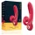 Sweet Play - Vibratore con stimolatore clitorideo - silicone rosso