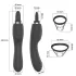 Sweet Play - vibratore 2 in 1 con leccaclitoride a lingua e succhiamento (nero)