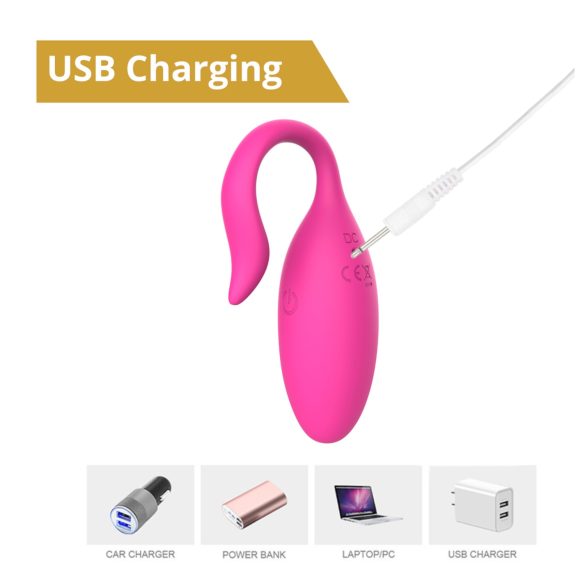 Sweet Play - vibratore a pallina smart - telecomando - rosa