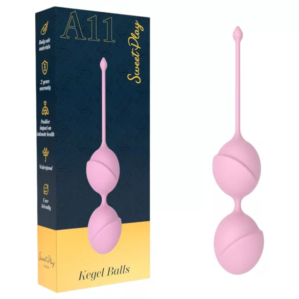 Sweet Play - palline vaginali duo - silicone rosa