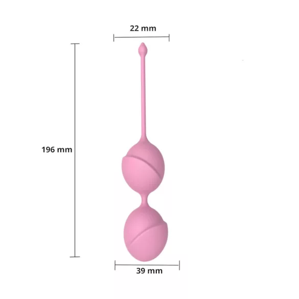 Sweet Play - palline vaginali duo - silicone rosa