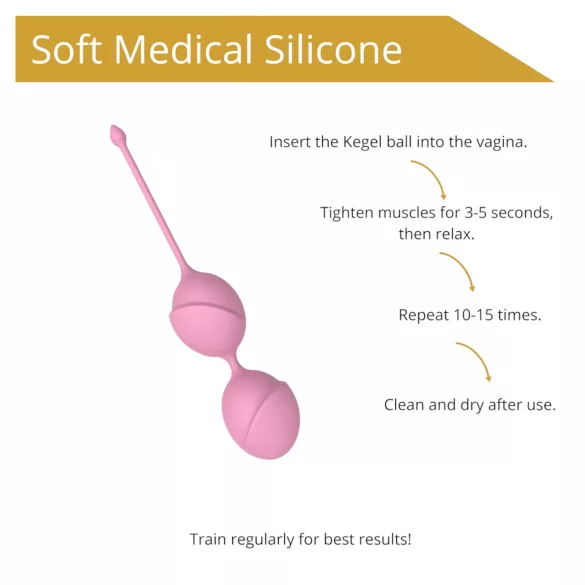 Sweet Play - palline vaginali duo - silicone rosa