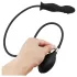 Erospace Wild Play - plug anale gonfiabile (nero)